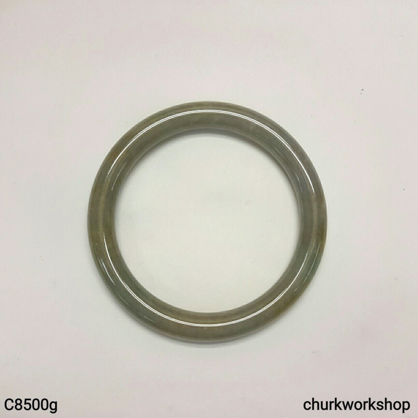 Grayish lavender jade bangle
