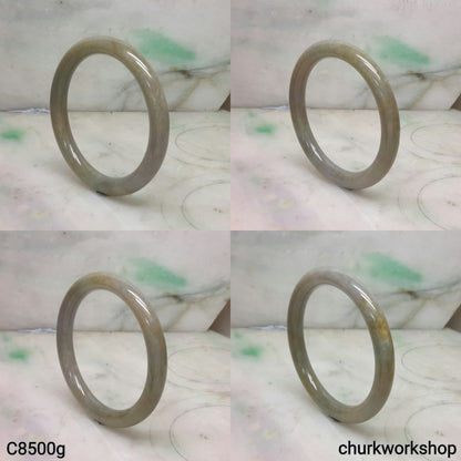 Grayish lavender jade bangle