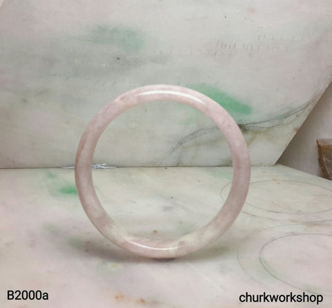 Pink lavender jade bangle