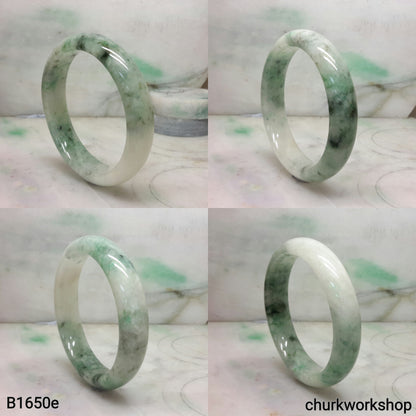 Reserved  Spinach green jade bangle