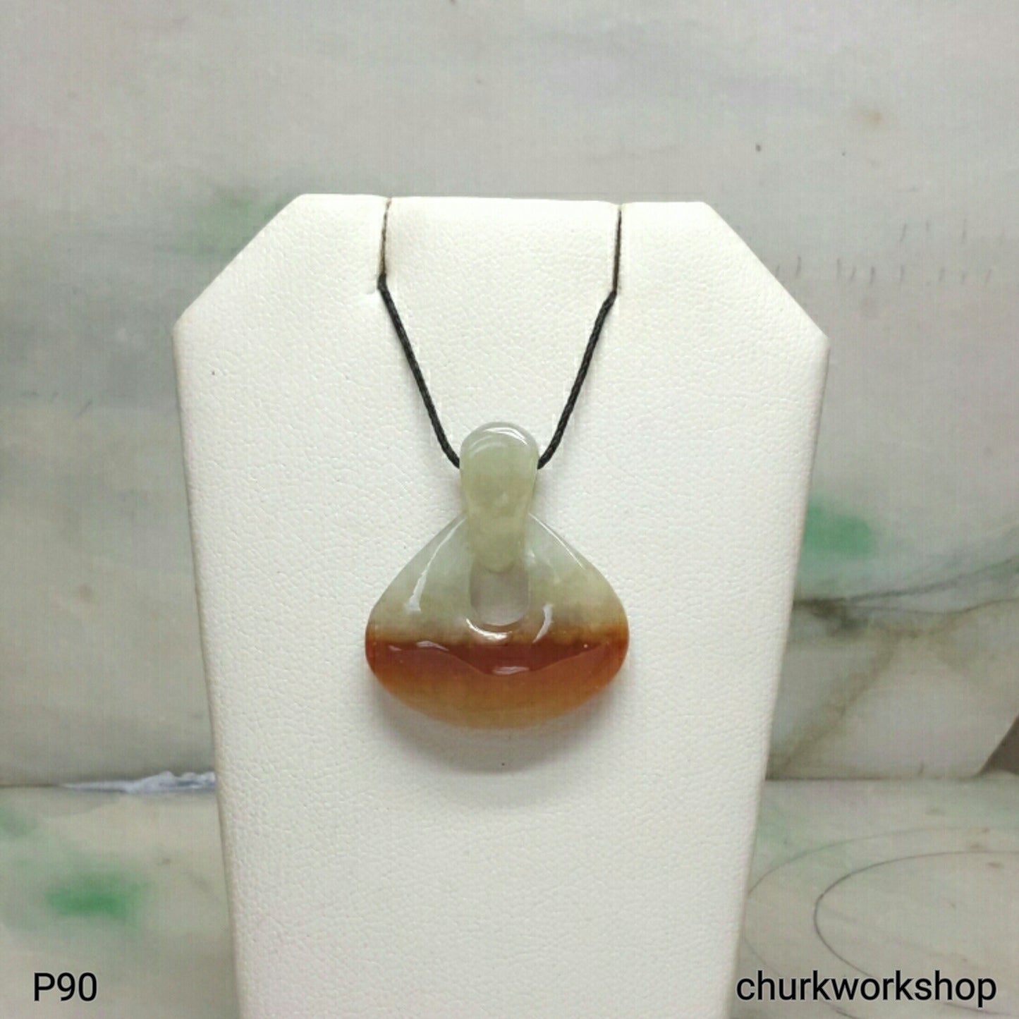 Red jade pendant