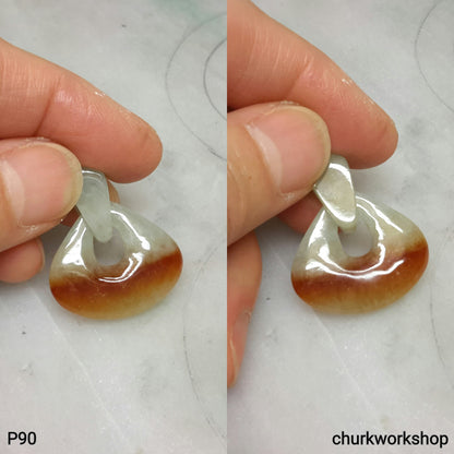 Red jade pendant