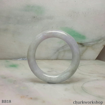 Lavender baby jade bangle