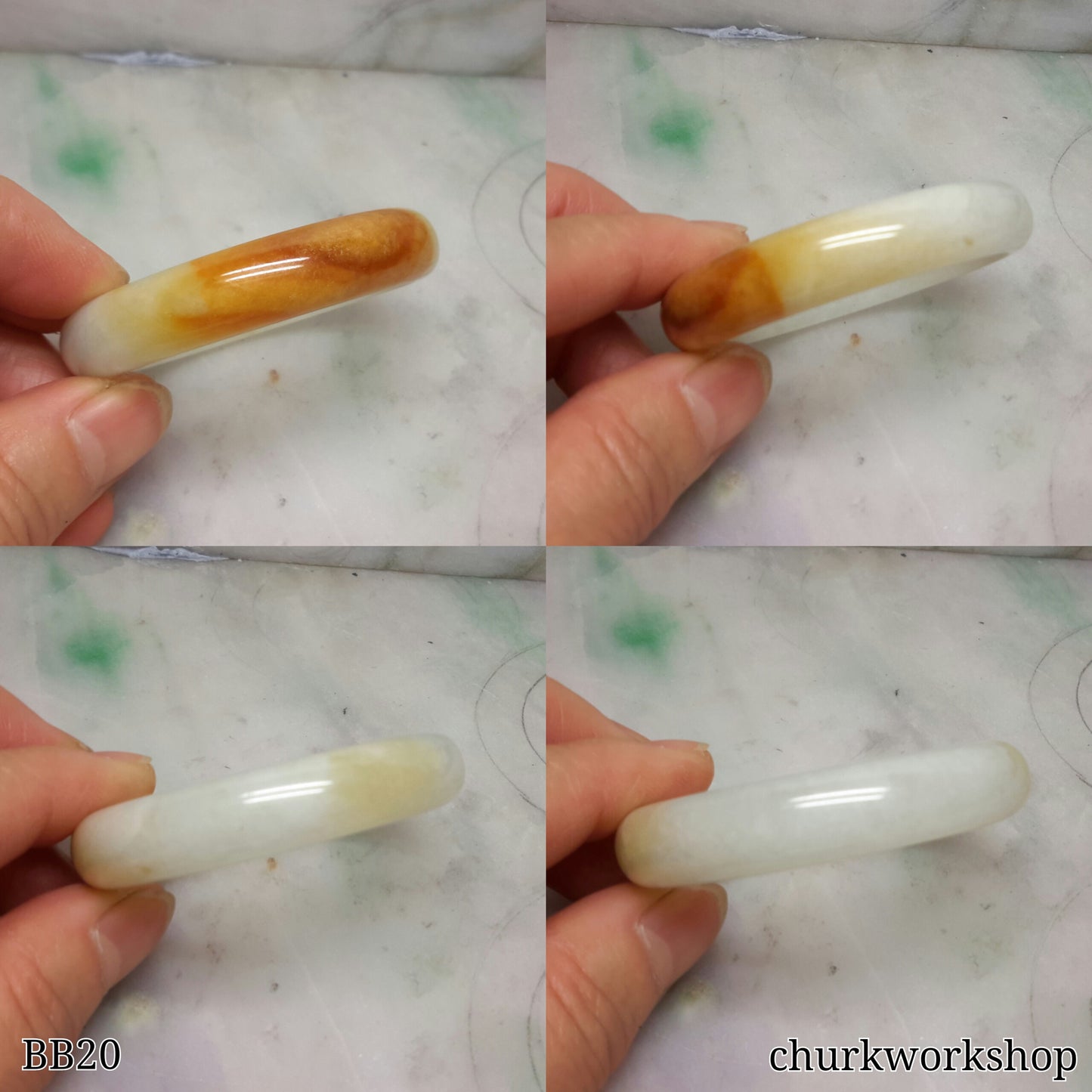Red jade baby bangle
