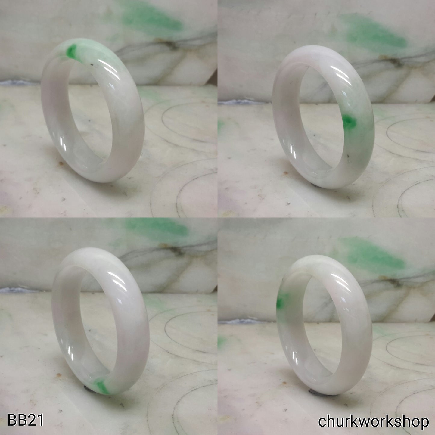 Baby jade bangle