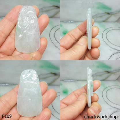 White jade carved pendant