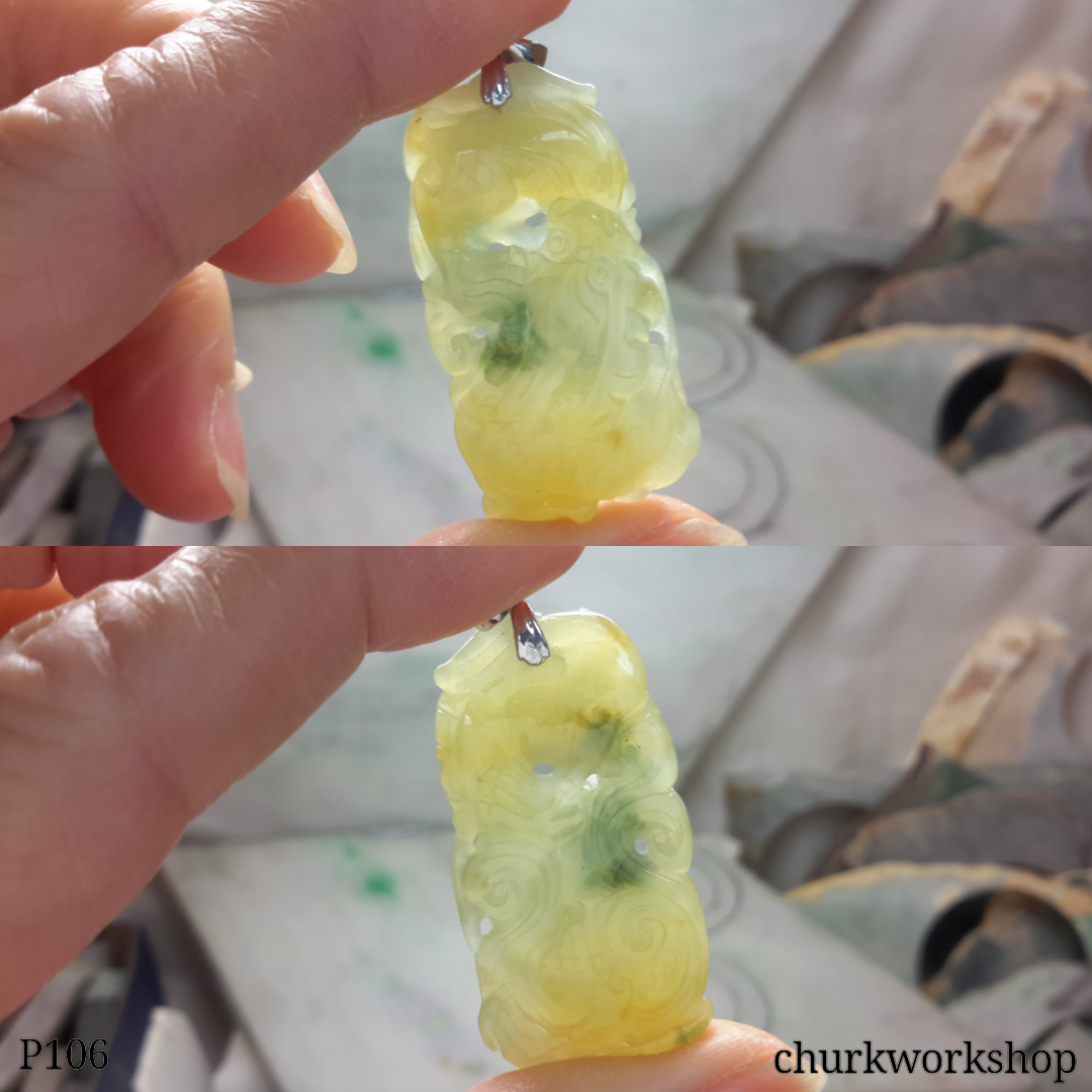 Yellow jade Dragon