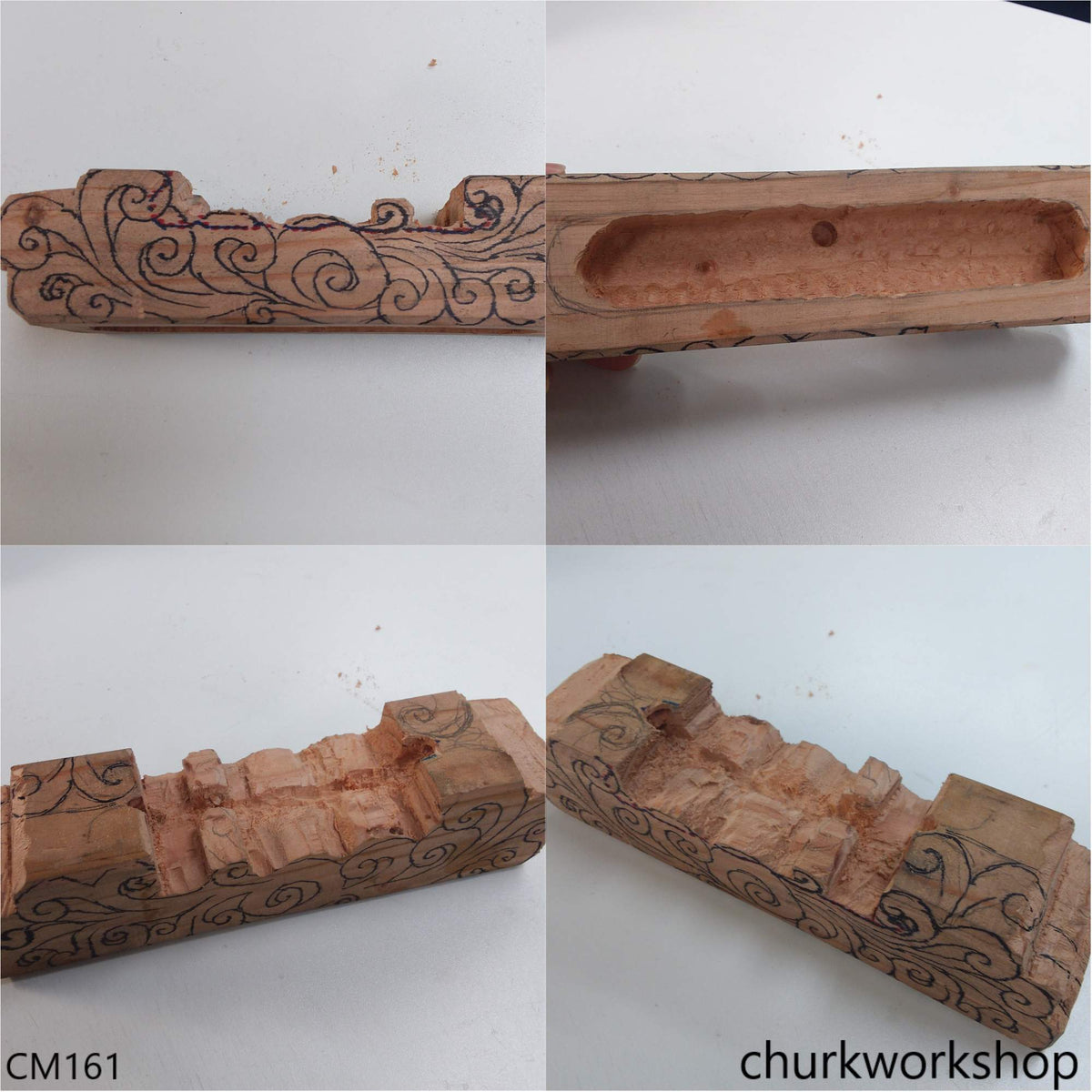 Reserved for Lou  Custom cut Jade Dragon sculpture with custom wood stand