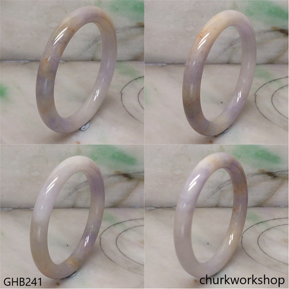 Small lavender jade bangle