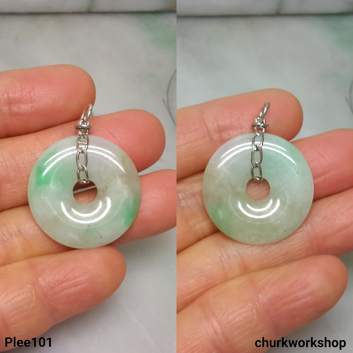 Jade Donut pendant