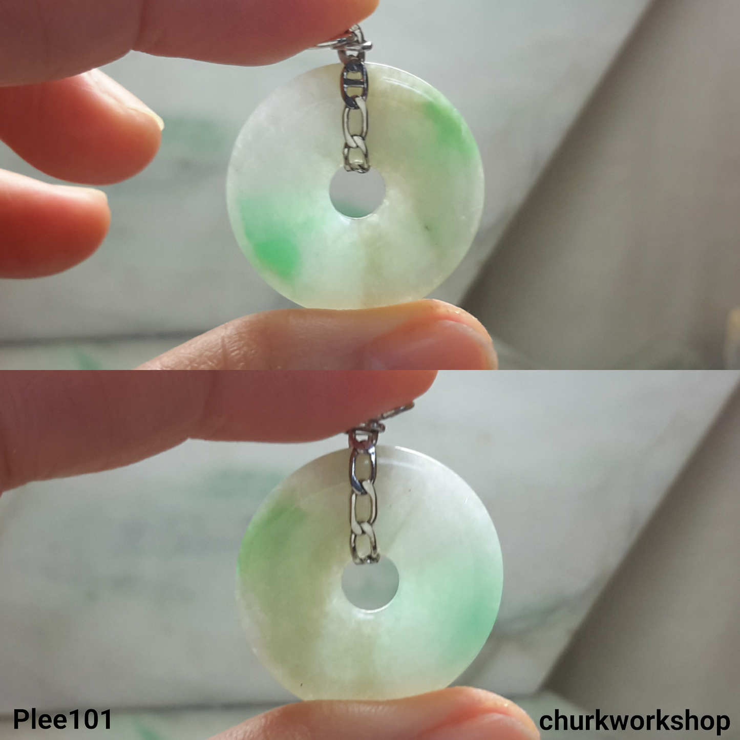 Jade Donut pendant