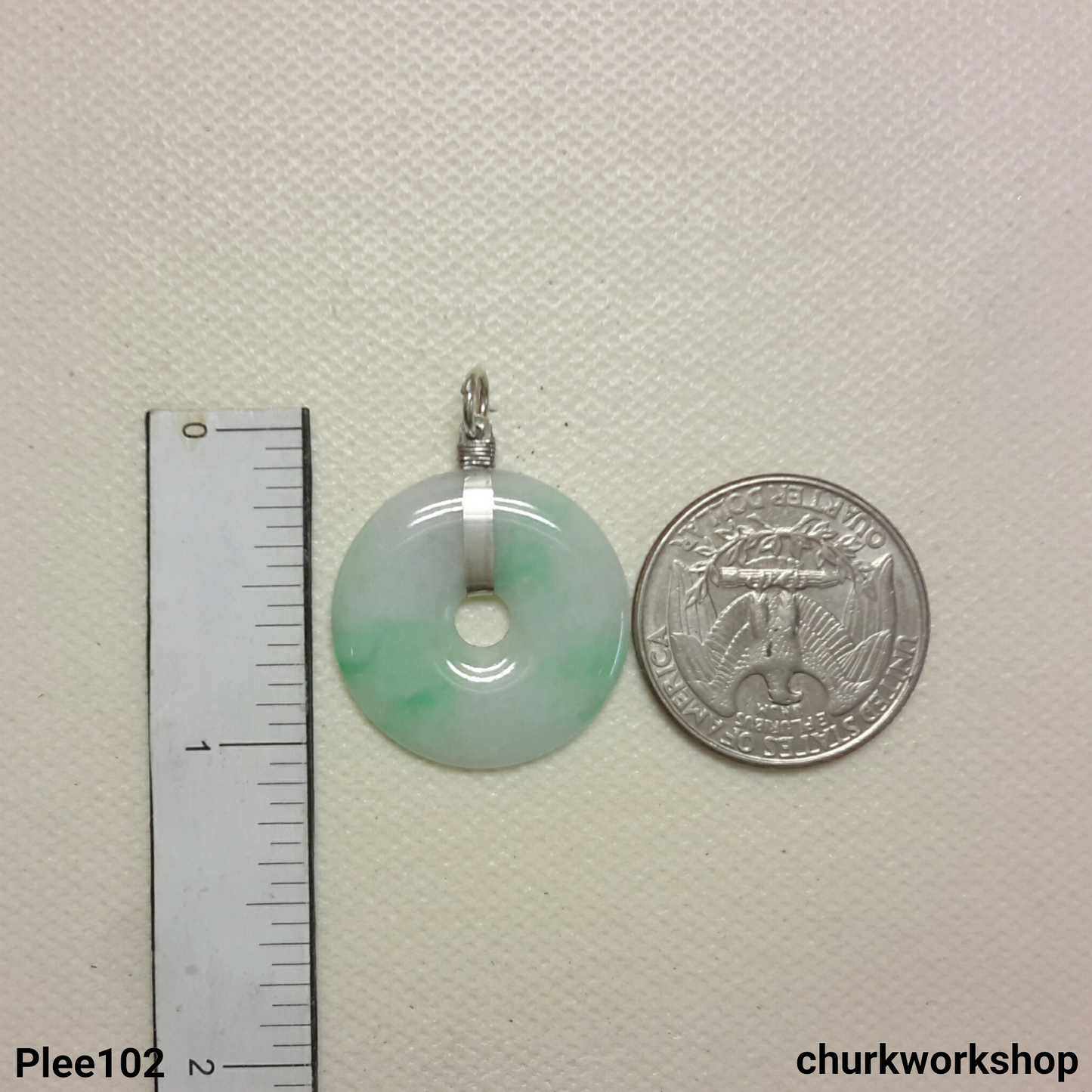 Jade Donut pendant