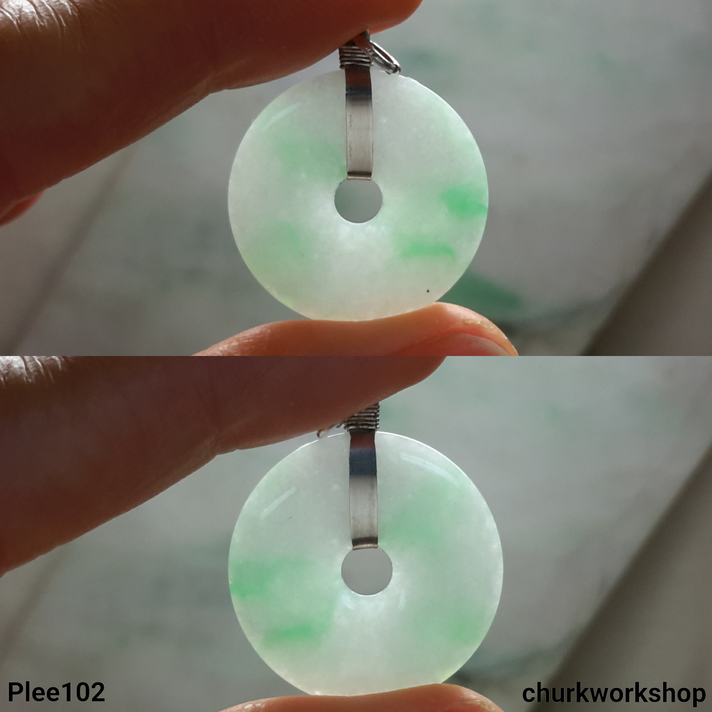 Jade Donut pendant