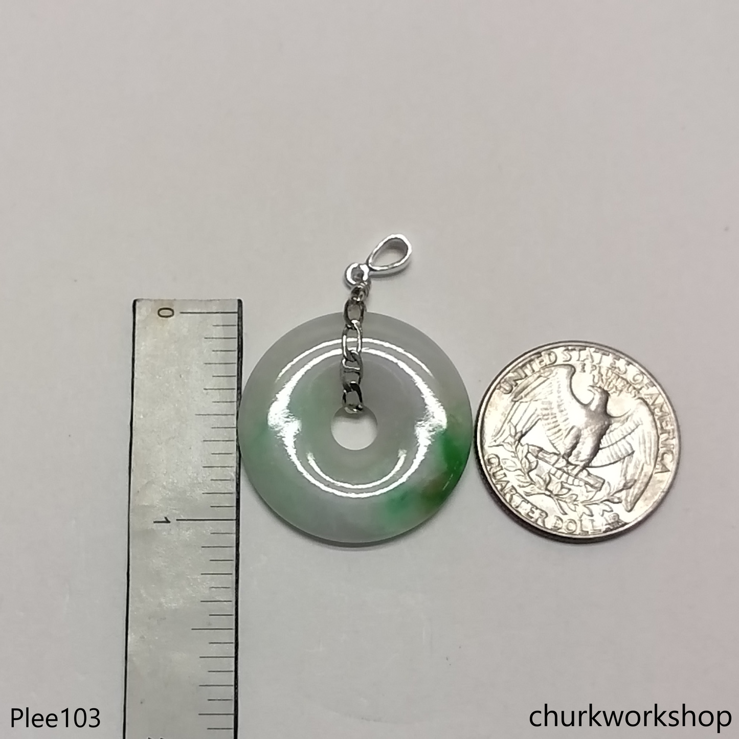 Jade Donut pendant