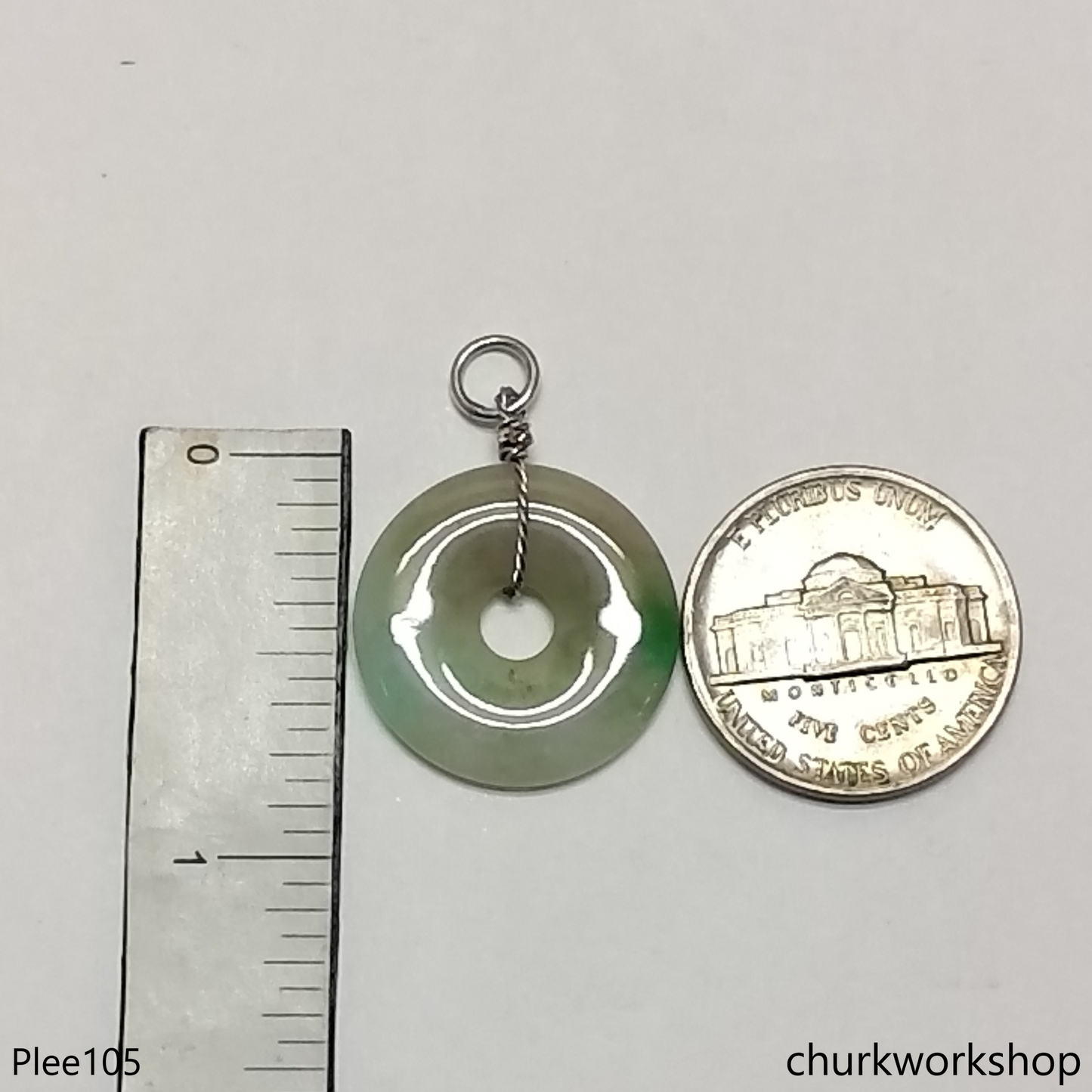Jade Donut pendant