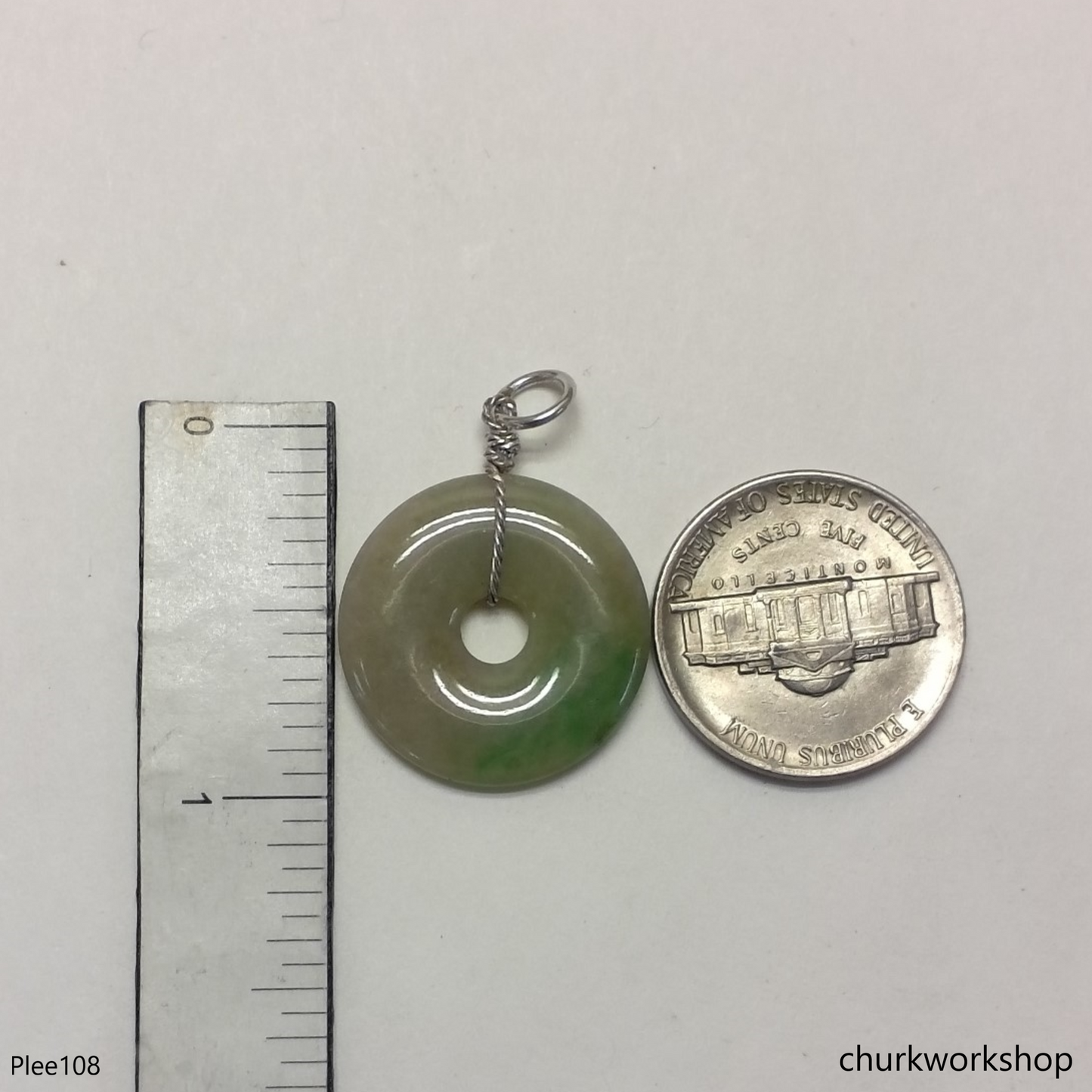 Jade Donut pendant