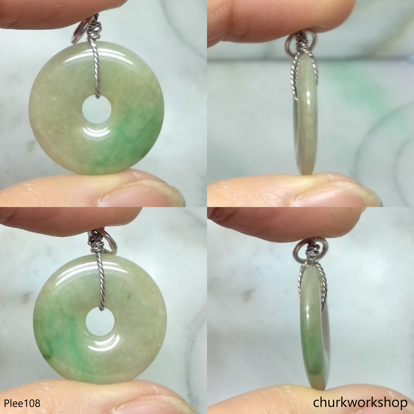 Jade Donut pendant
