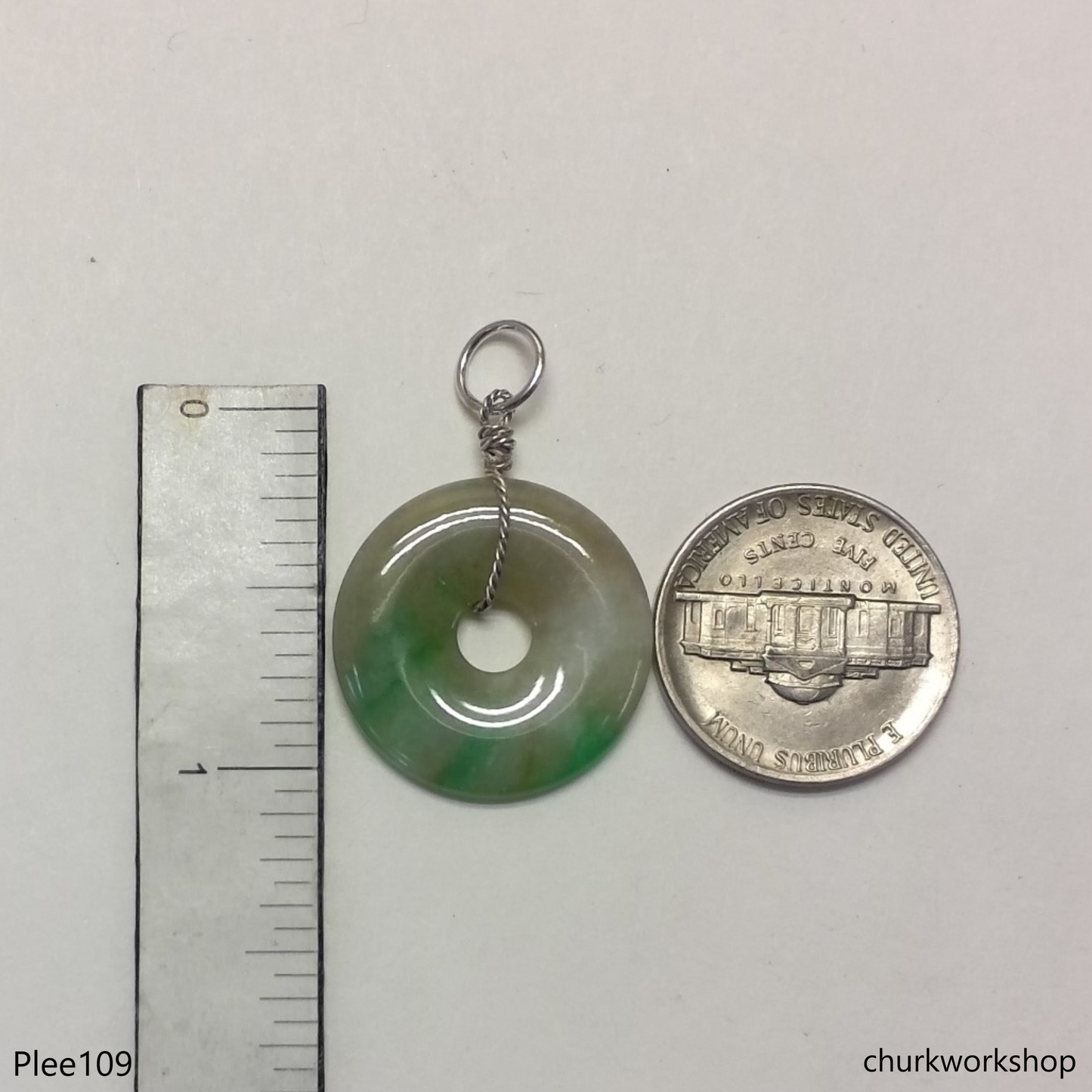 Jade Donut pendant