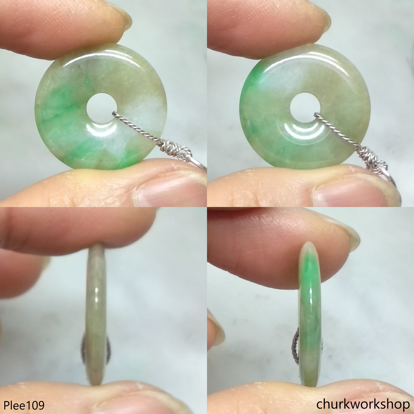 Jade Donut pendant