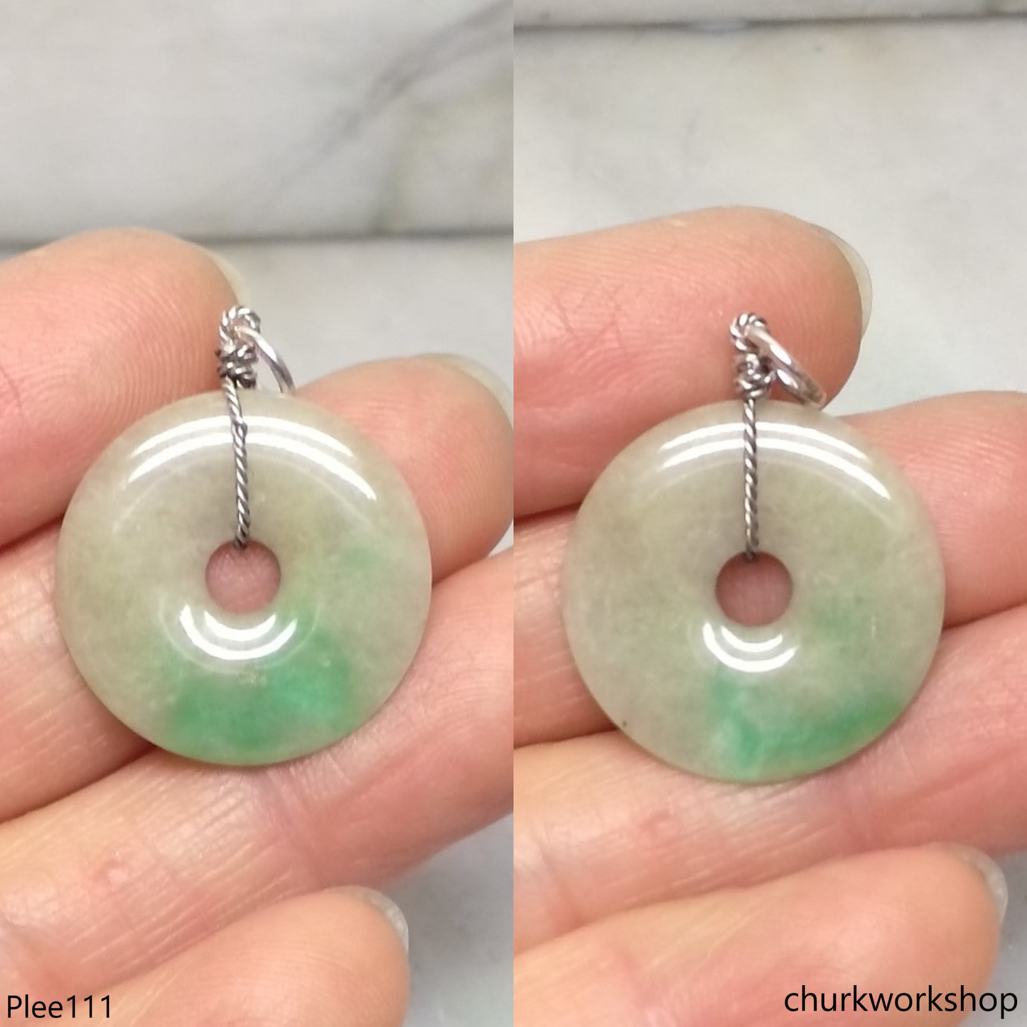 Jade Donut pendant