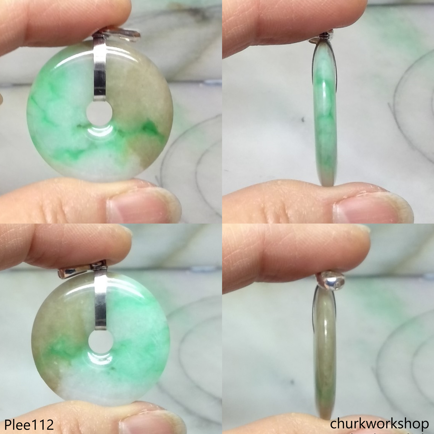 Jade Donut pendant