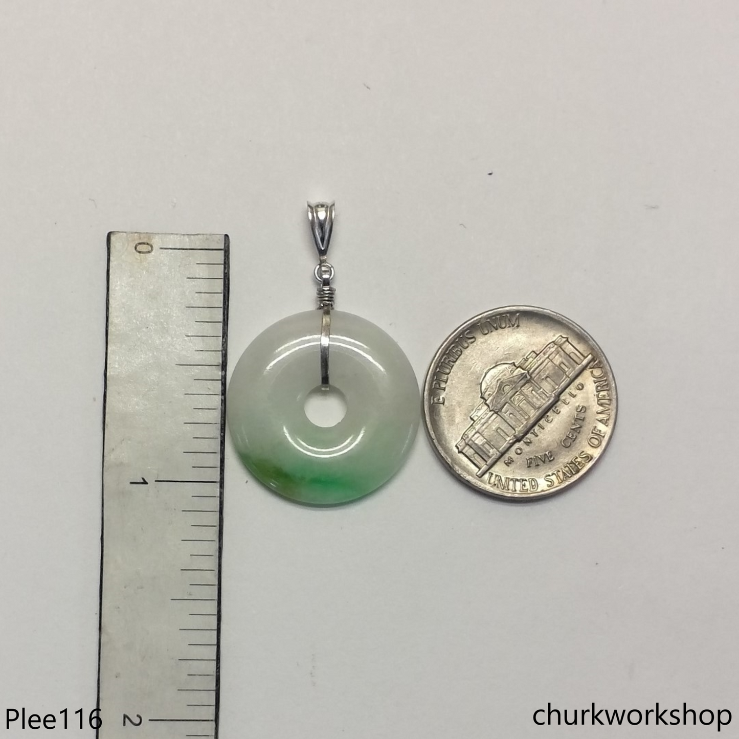 Jade Donut pendant