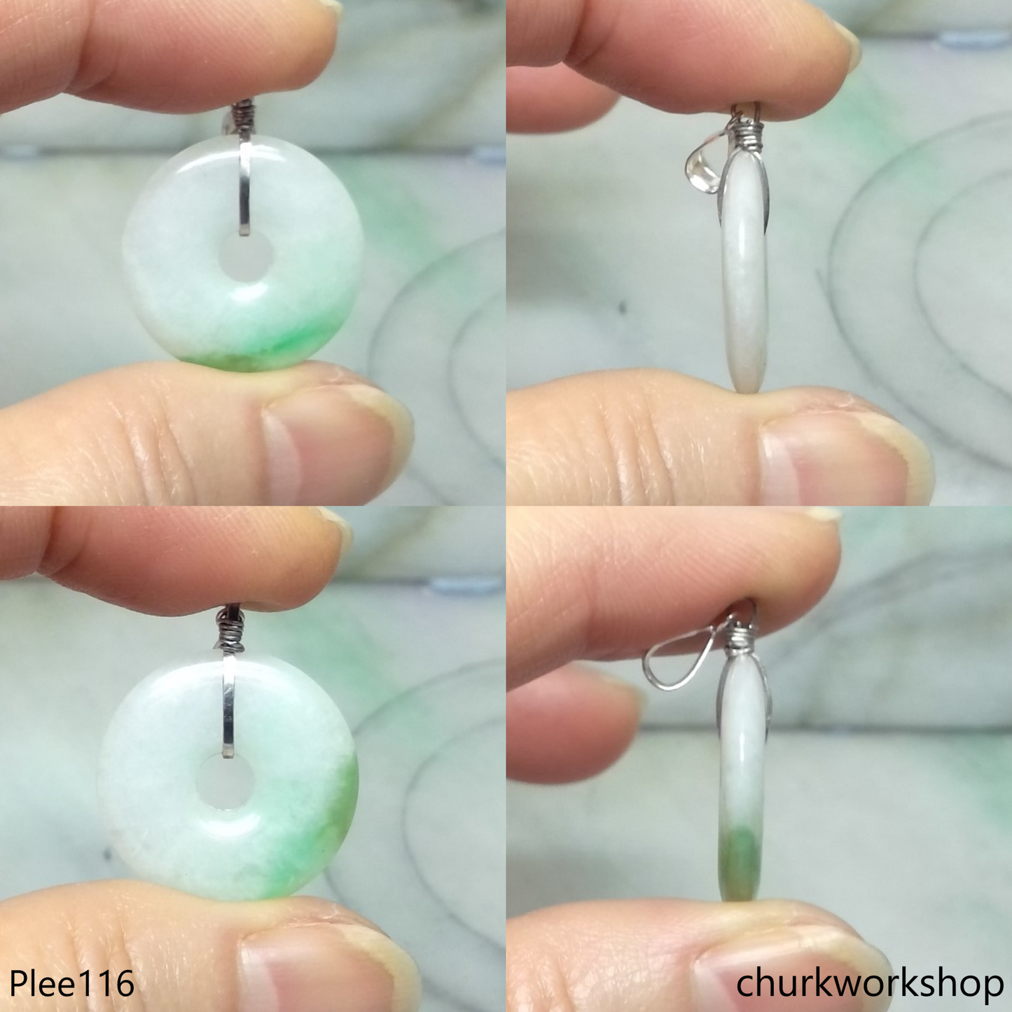Jade Donut pendant