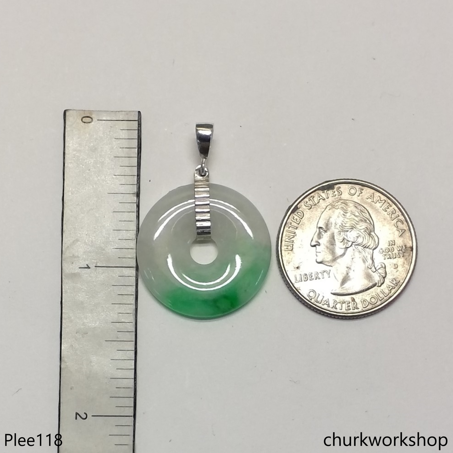Jade Donut pendant