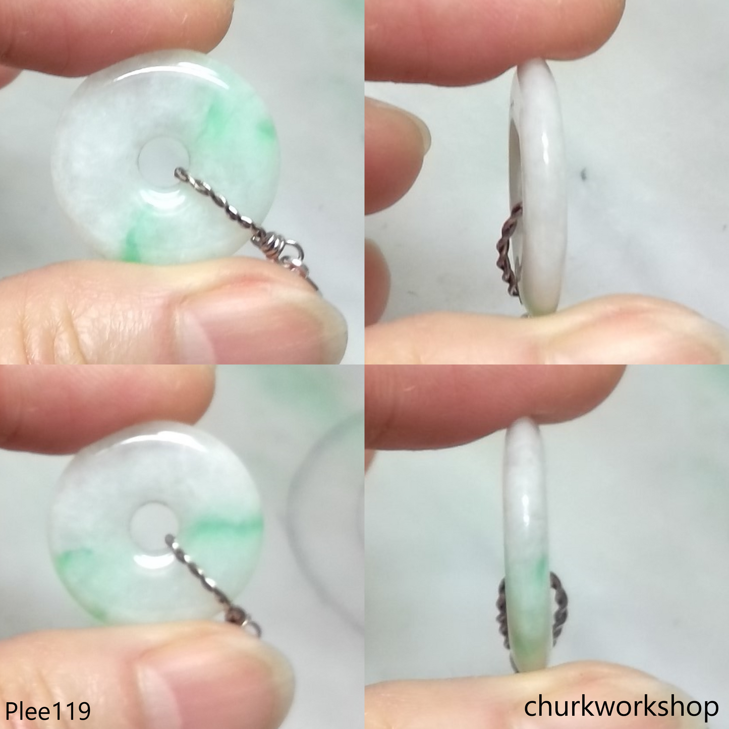 Jade Donut pendant