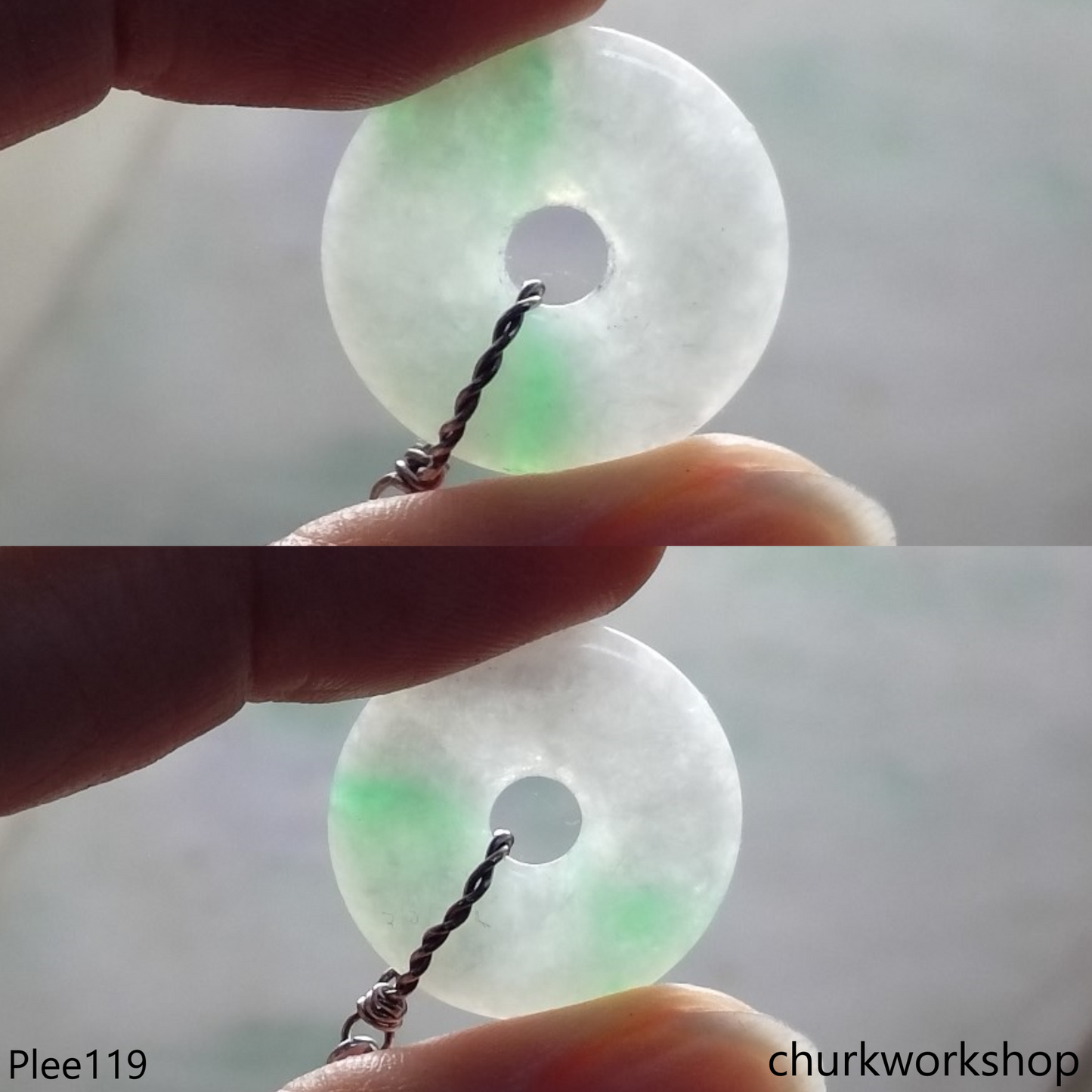 Jade Donut pendant