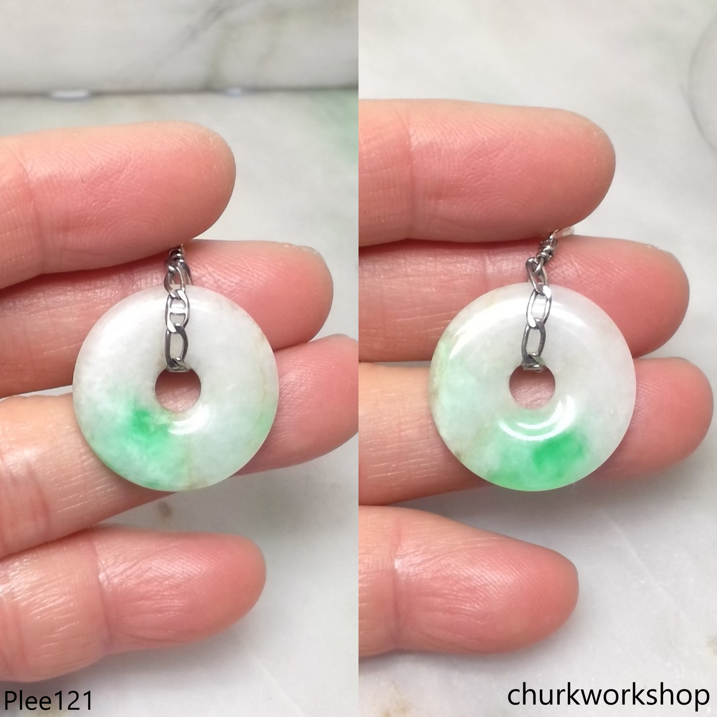 Jade Donut pendant