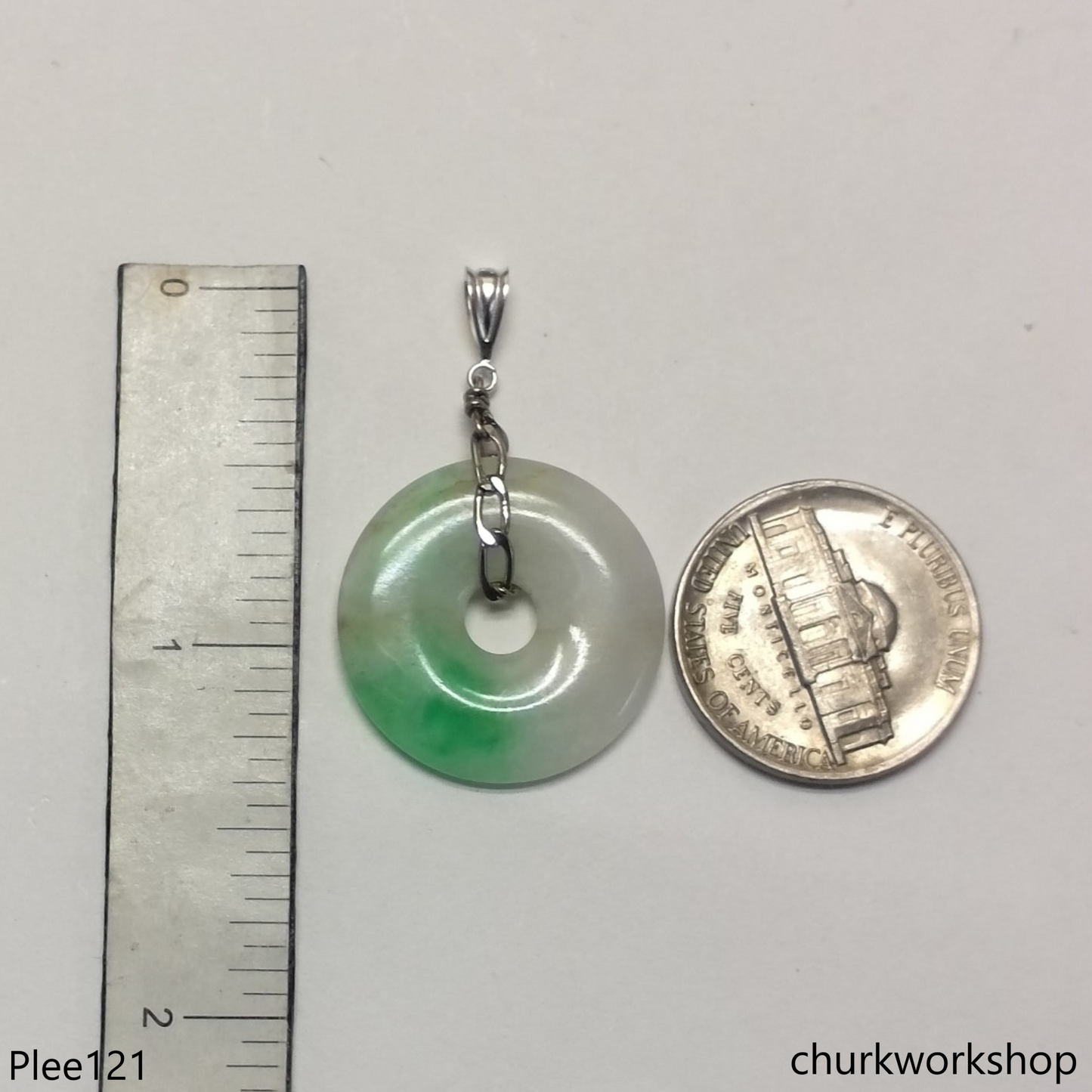 Jade Donut pendant
