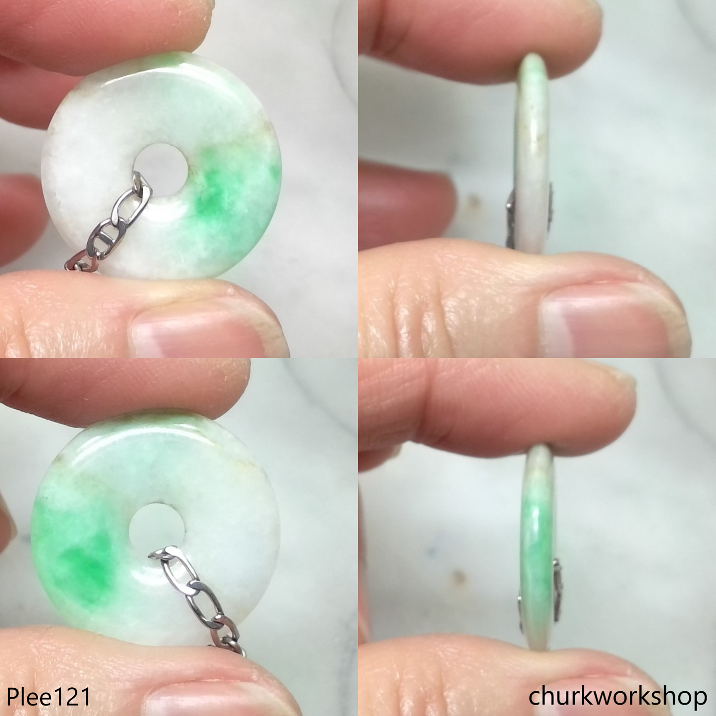 Jade Donut pendant