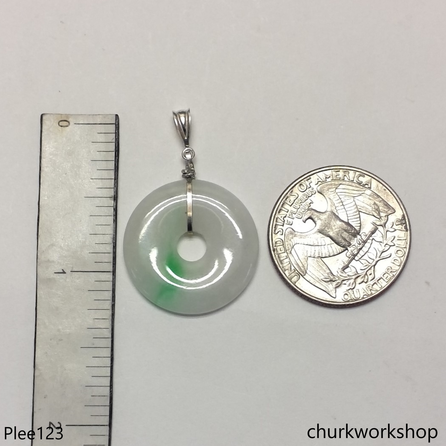 Jade Donut pendant