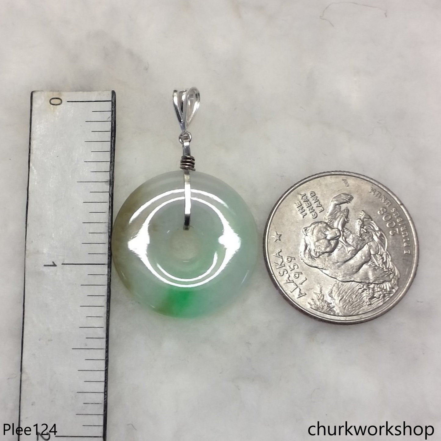 Jade Donut pendant
