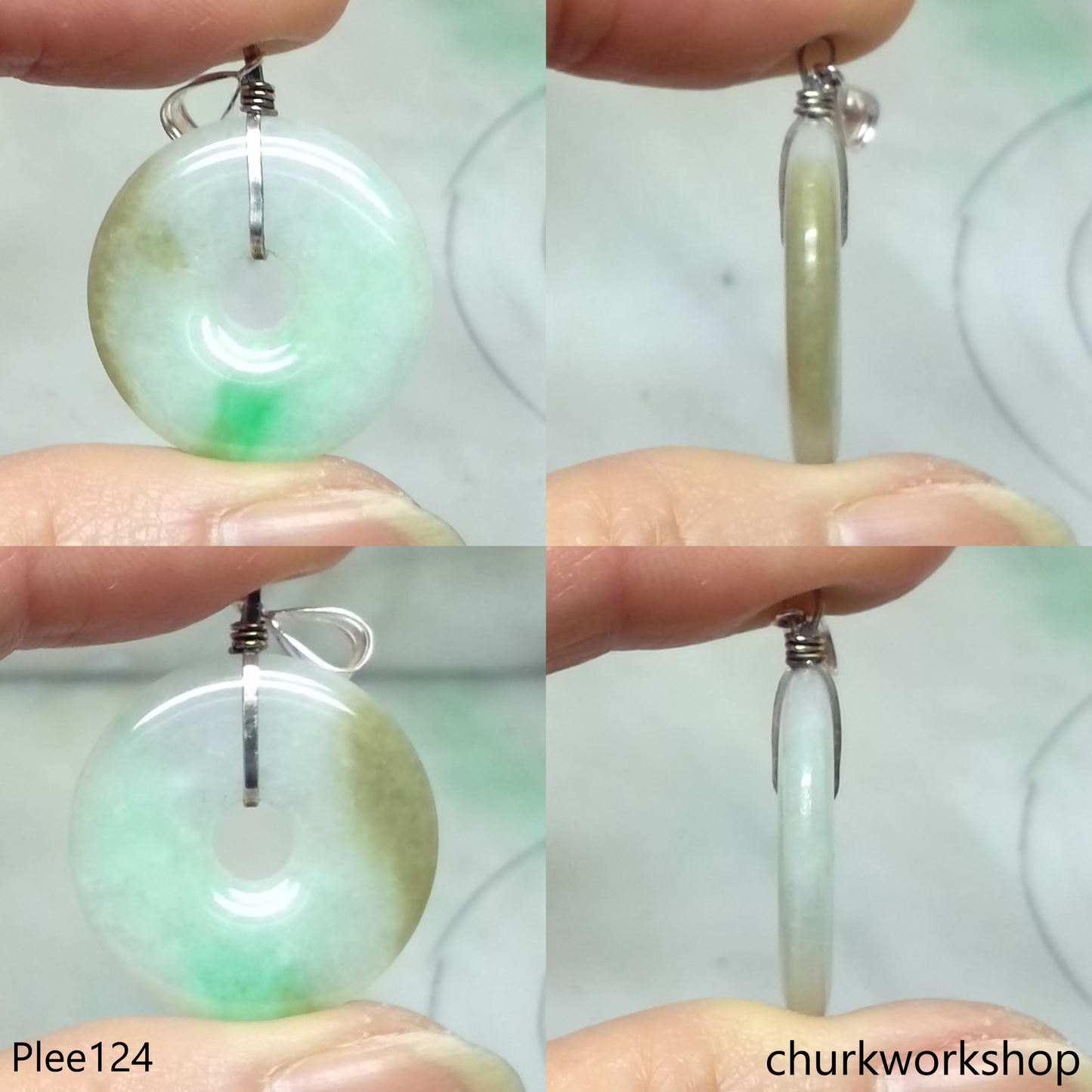 Jade Donut pendant