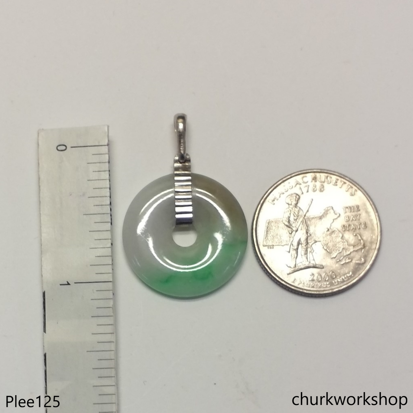 Jade Donut pendant