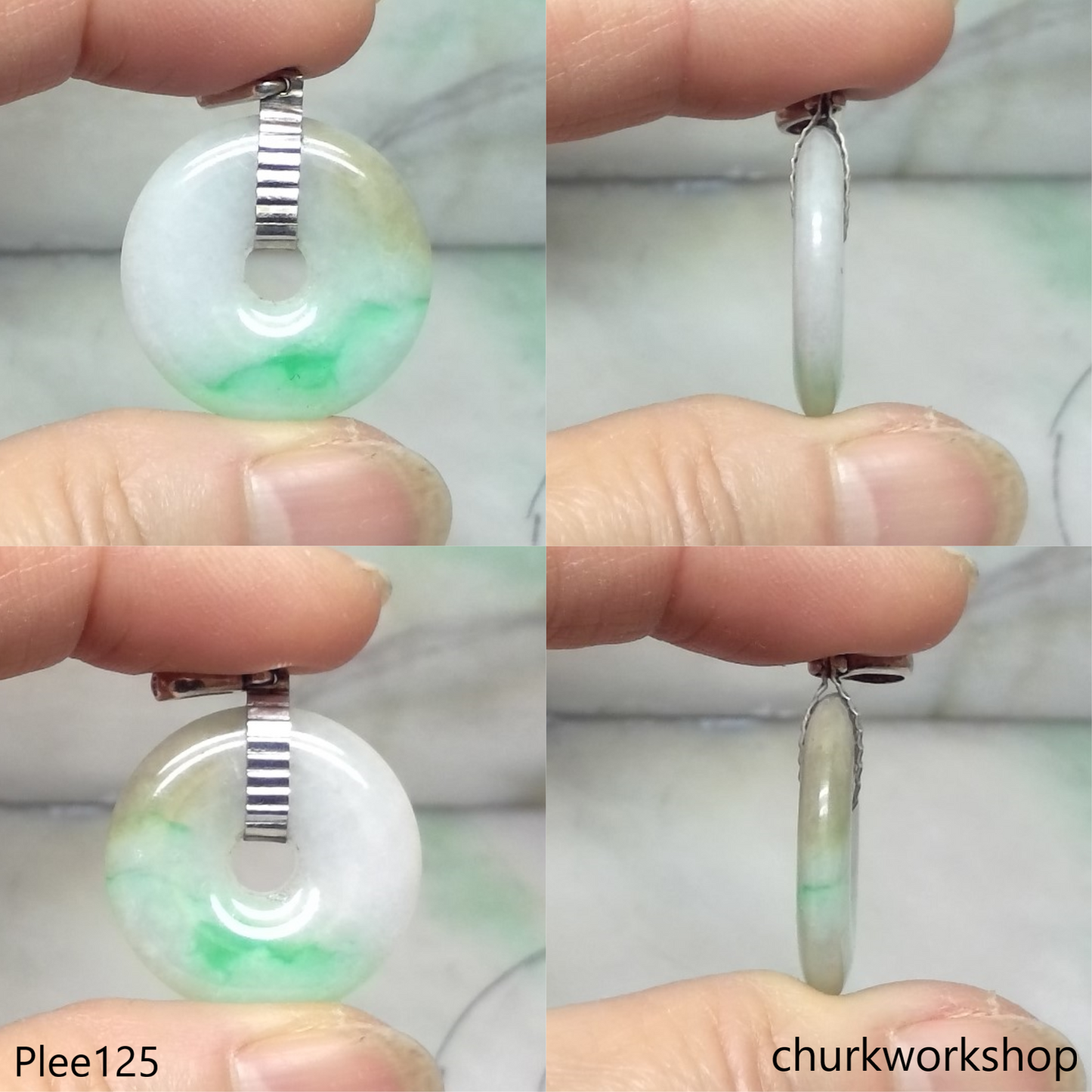 Jade Donut pendant
