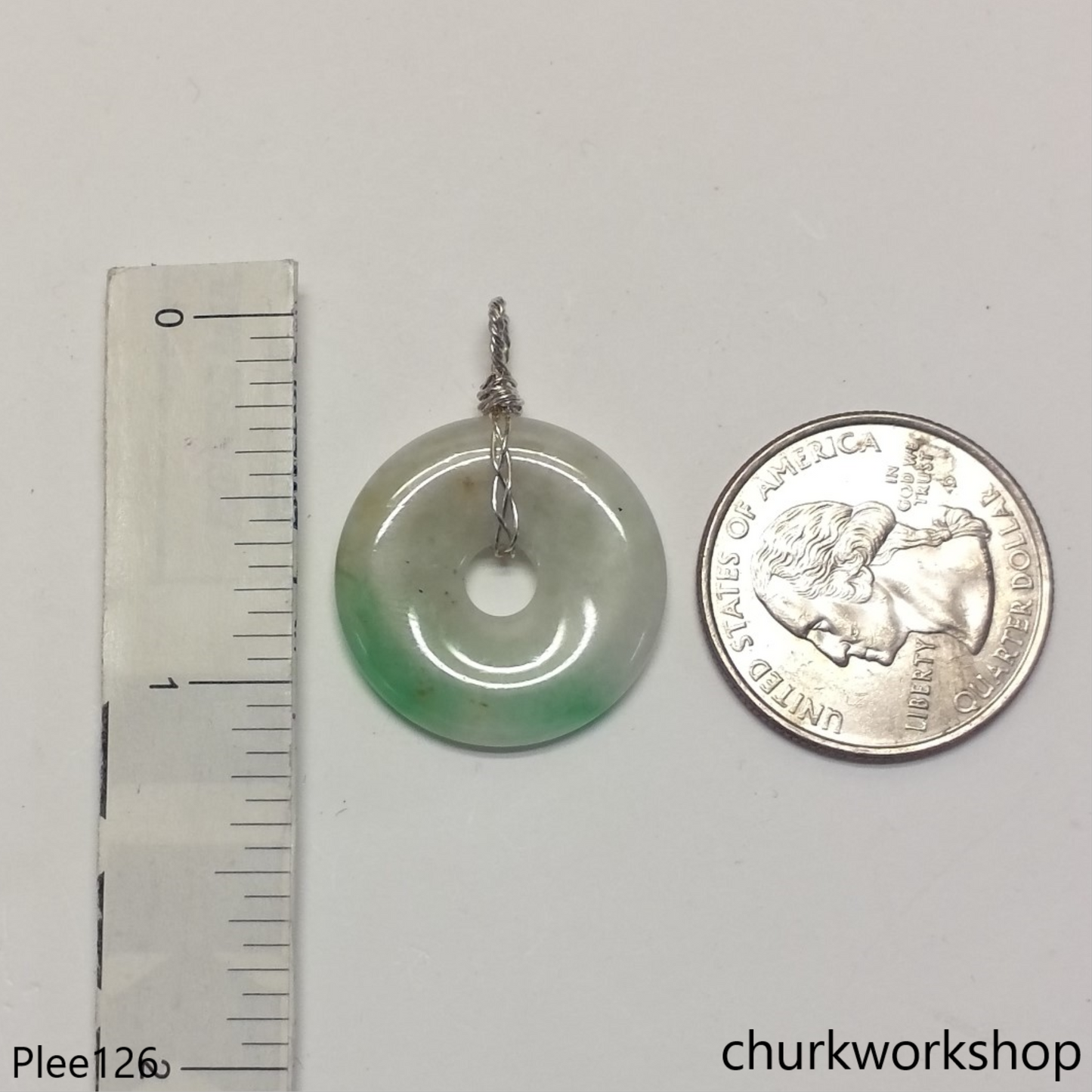 Jade Donut pendant