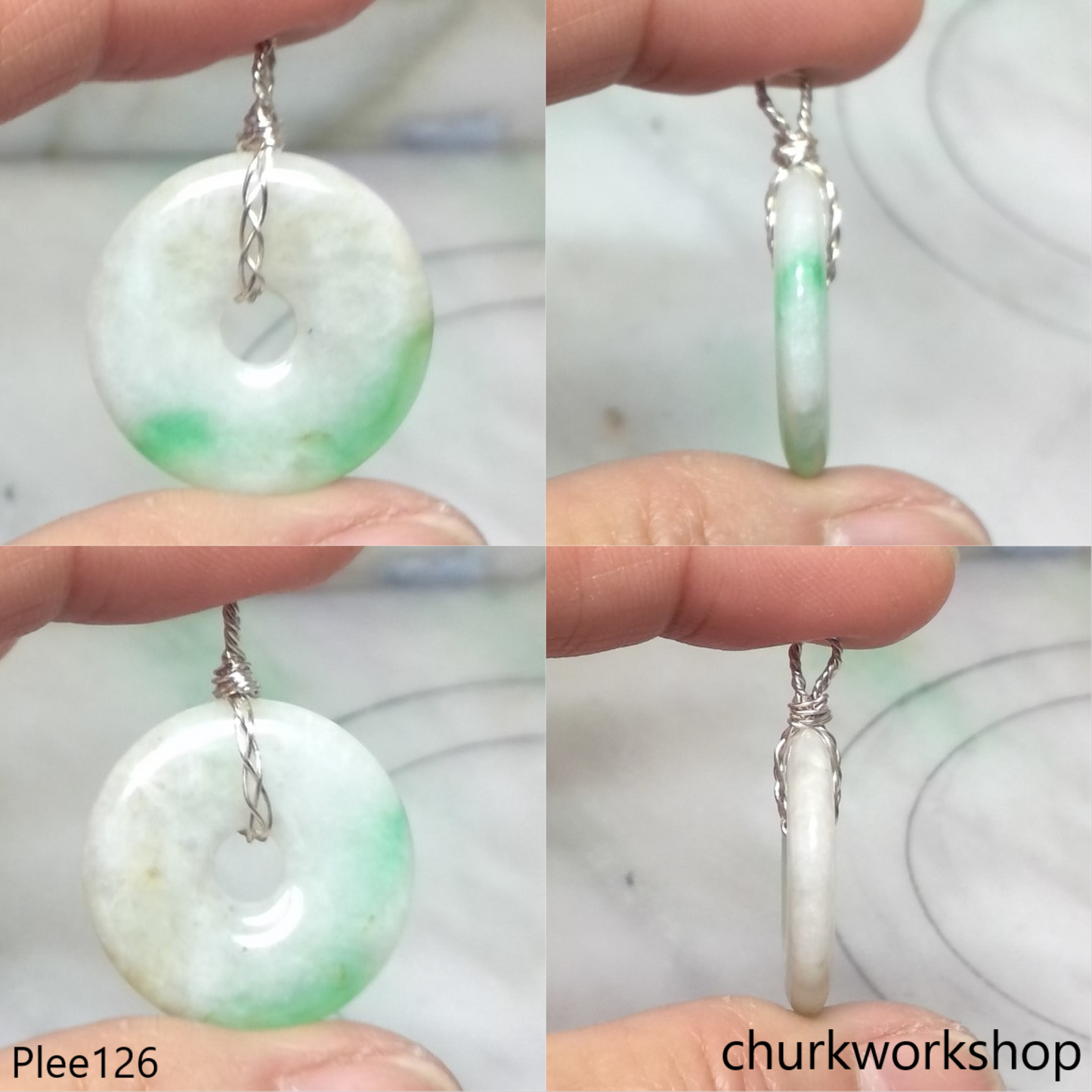 Jade Donut pendant