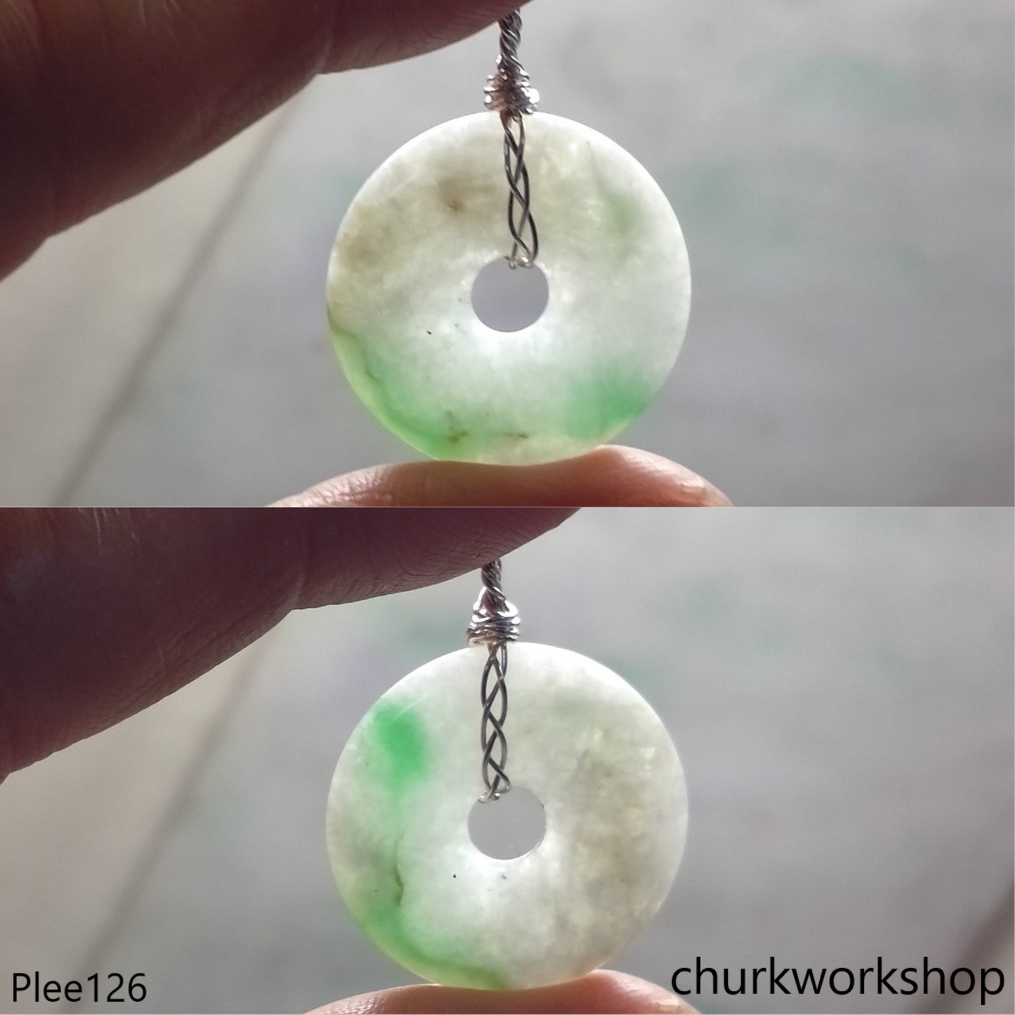 Jade Donut pendant