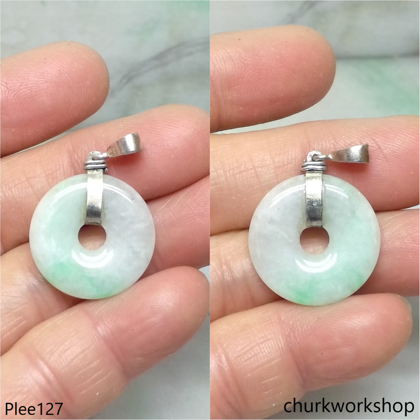 Jade Donut pendant
