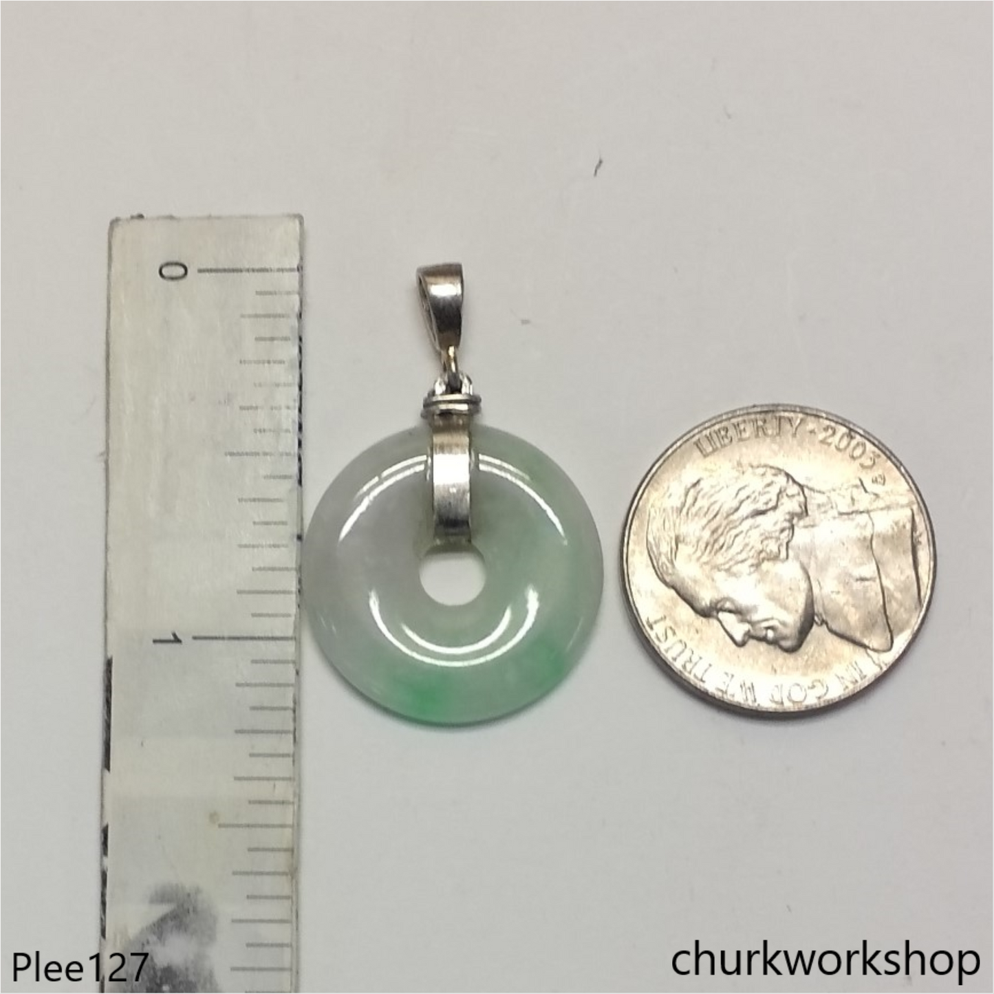 Jade Donut pendant