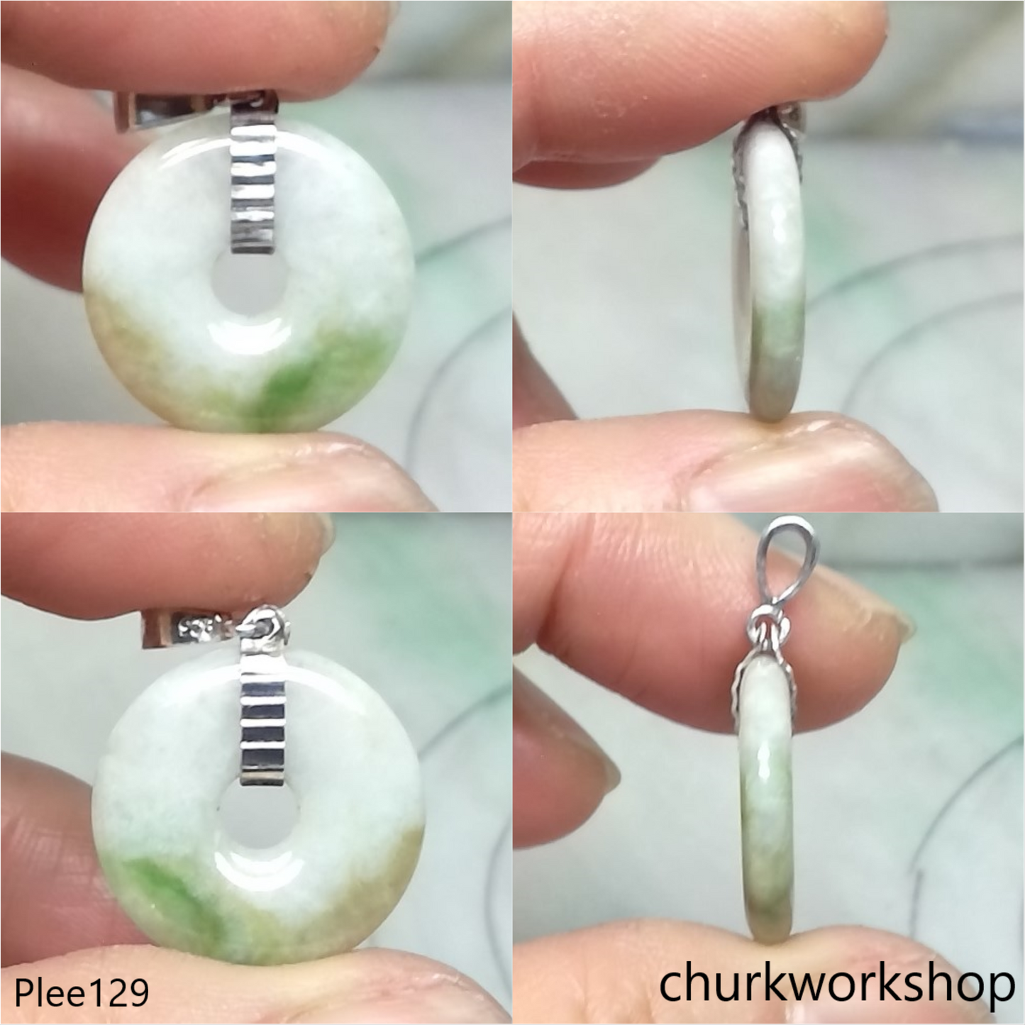 Jade Donut pendant