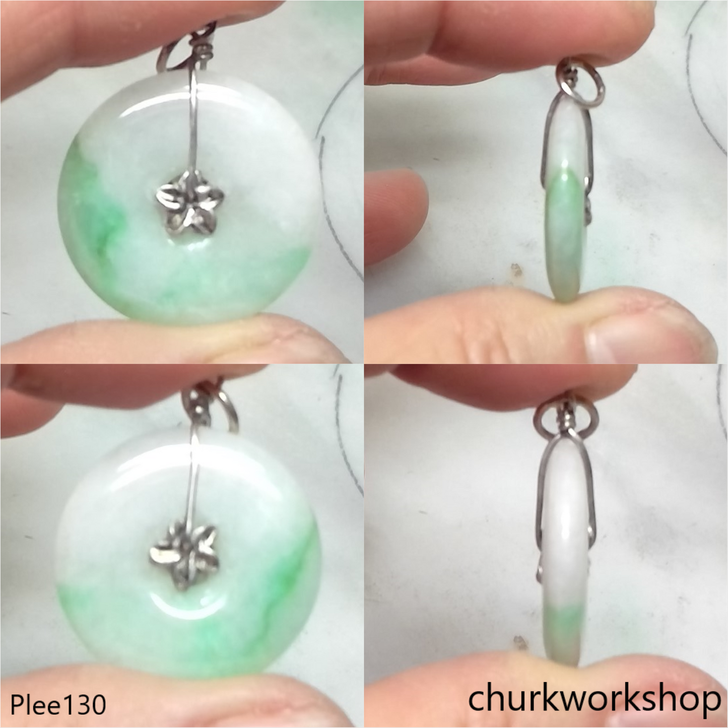Jade Donut pendant