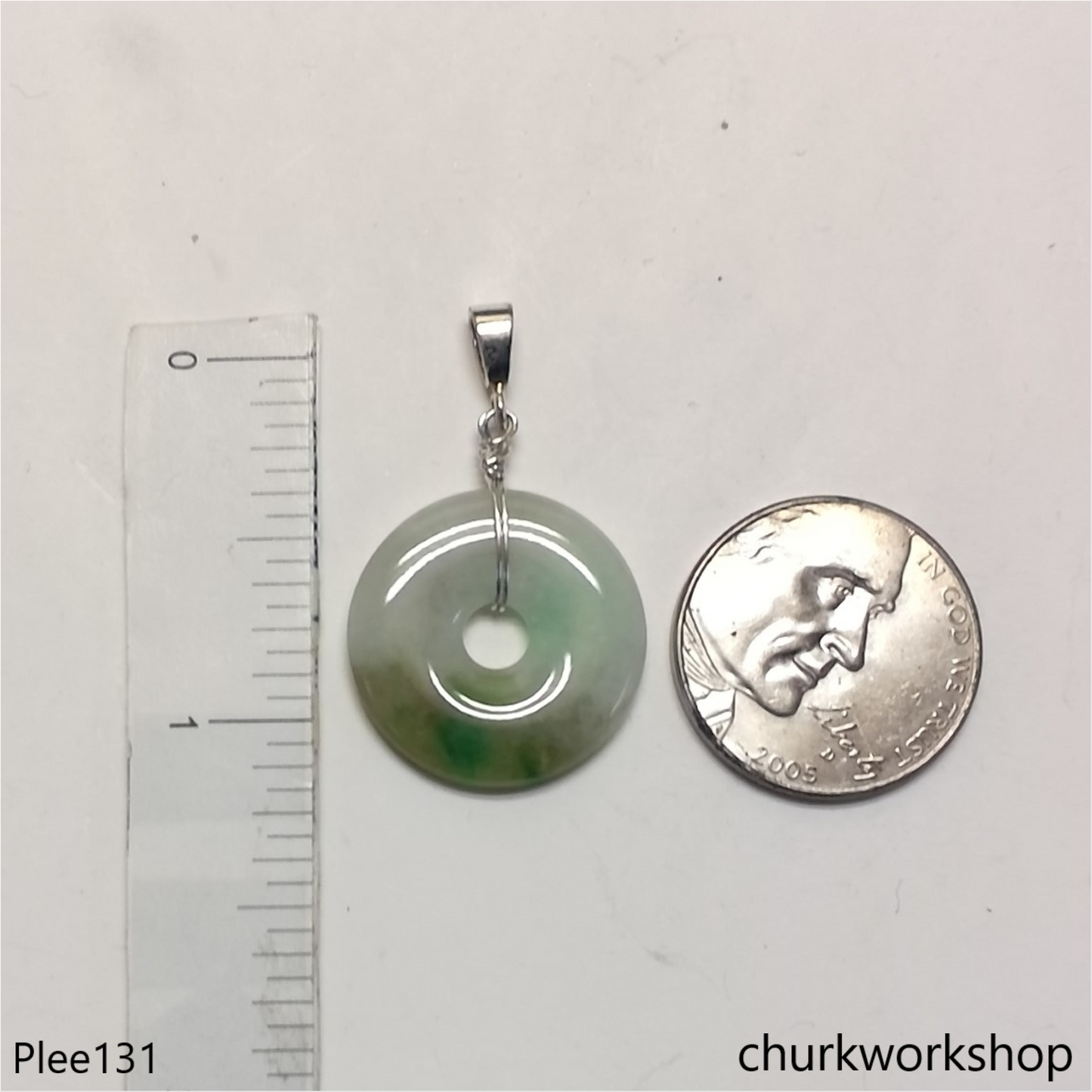 Jade Donut pendant