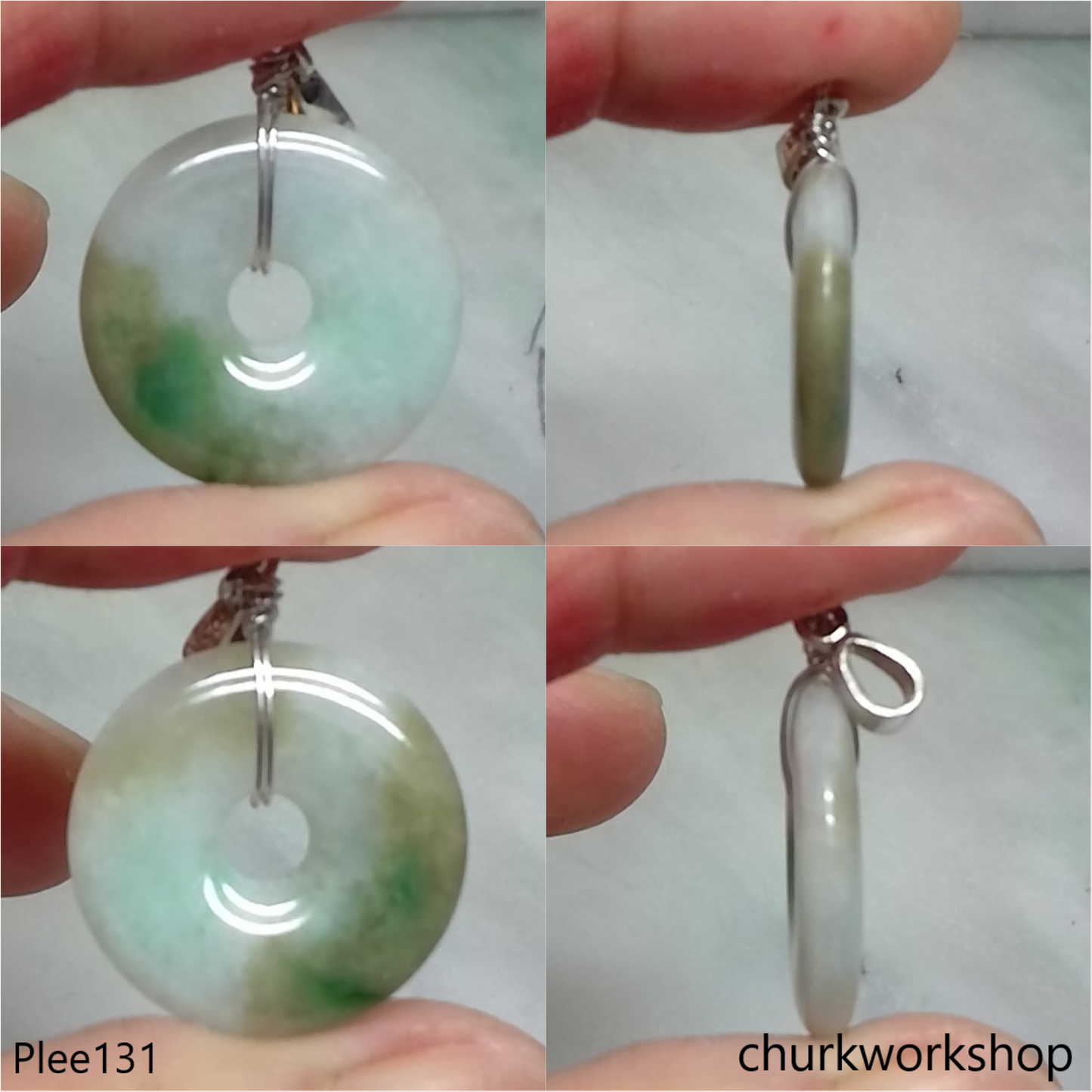 Jade Donut pendant