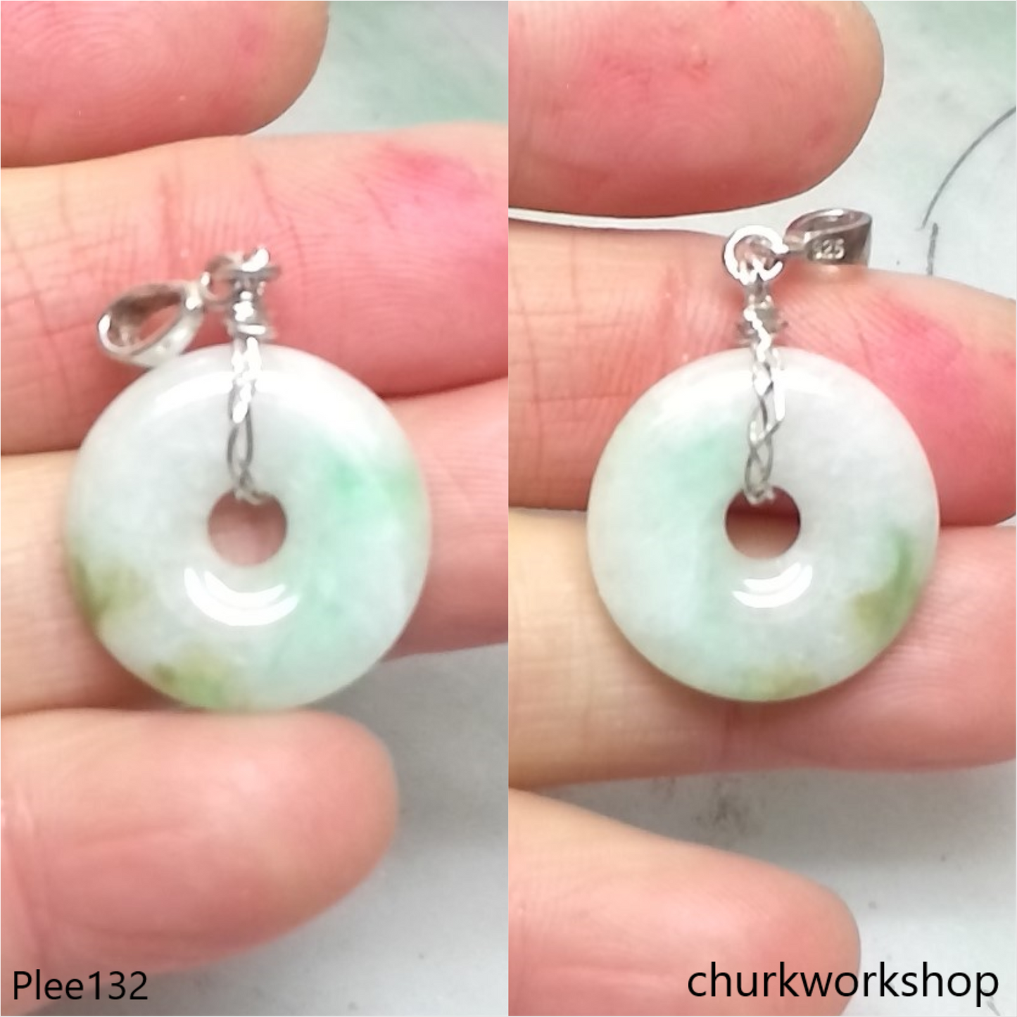 Jade Donut pendant