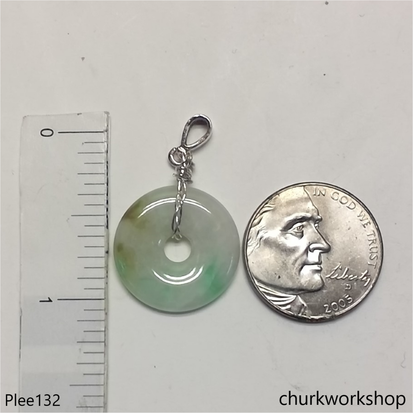Jade Donut pendant