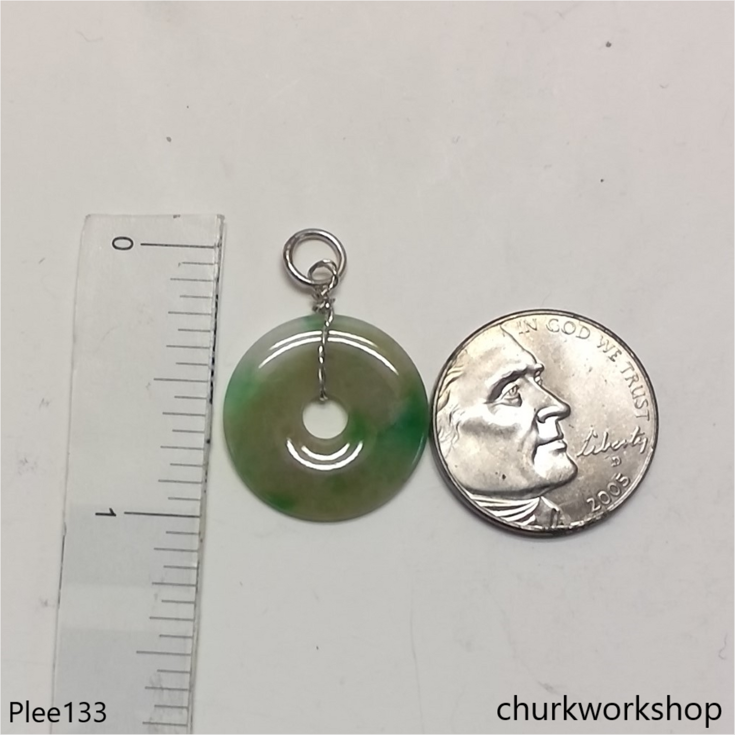 Jade Donut pendant